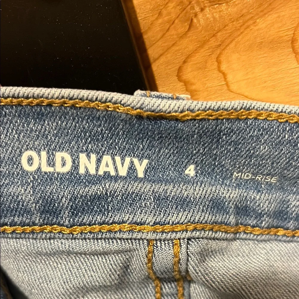 Old Navy Light Blue Jean Shorts - Picture 2 of 9